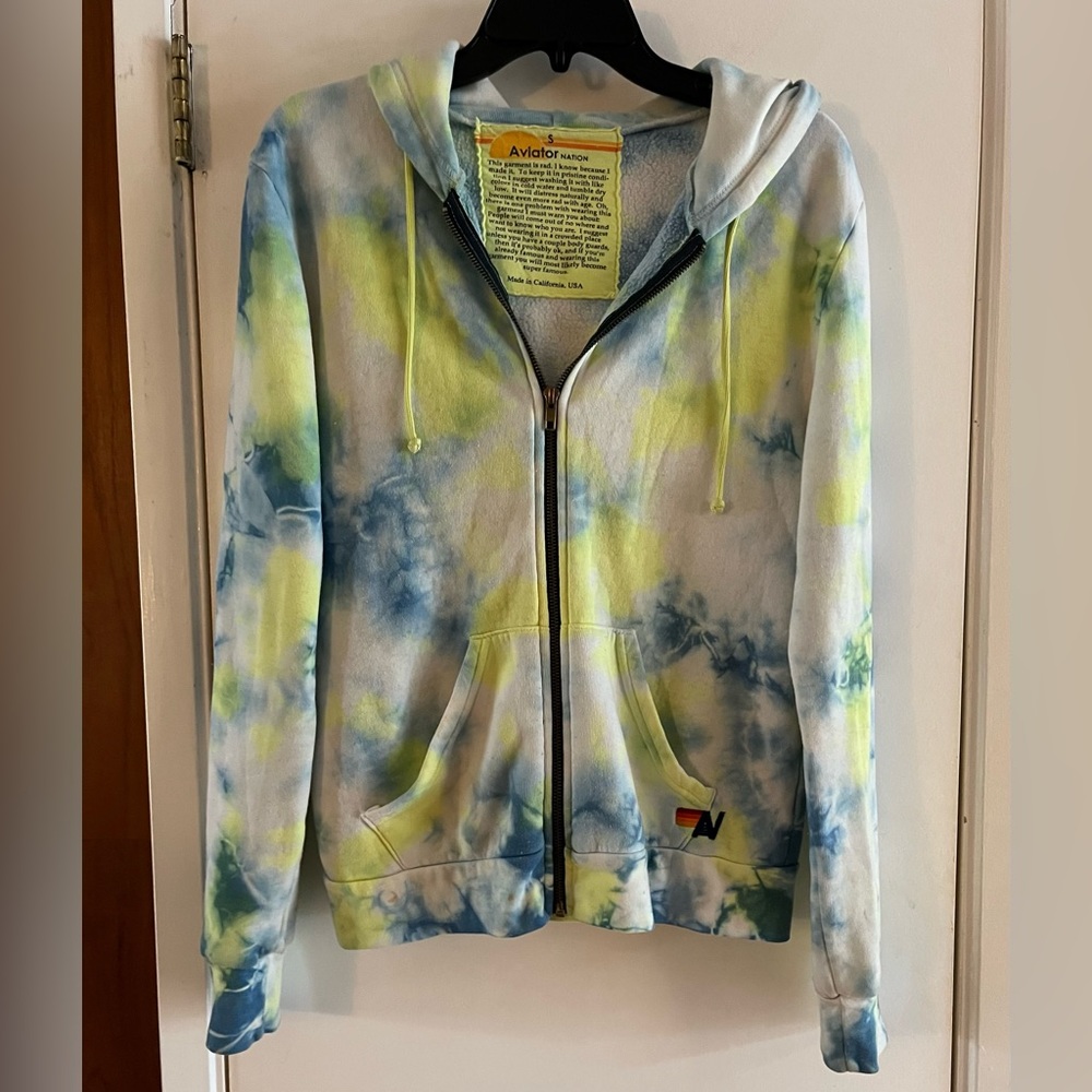 Aviator Nation Zip Up Hoodie